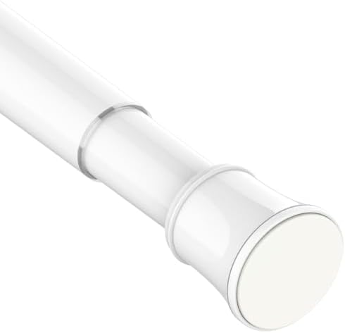 Klemmende Vorhangstange von – Verstellbare Teleskopstange ohne Bohren, ideal für Gardinen, Trennwände und Balkone 65-85