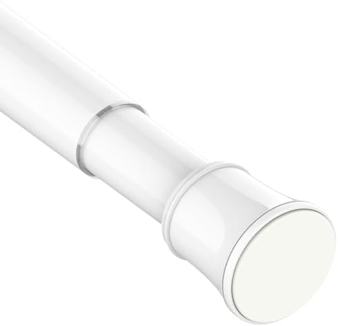 Klemmende Vorhangstange von – Verstellbare Teleskopstange ohne Bohren, ideal für Gardinen, Trennwände und Balkone 65-85
