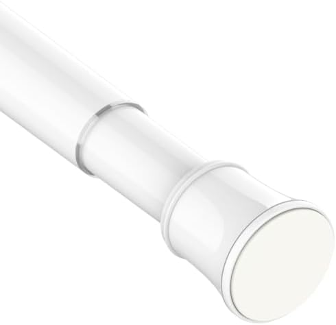 Klemmende Vorhangstange von – Verstellbare Teleskopstange ohne Bohren, ideal für Gardinen, Trennwände und Balkone 65-85