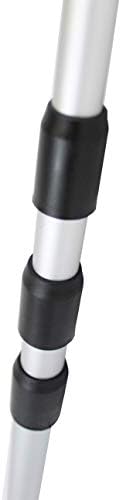 Pullach Hof Teleskopstange 4 Meter Aluminium mit Gewindekopf für vielseitige Anwendungen