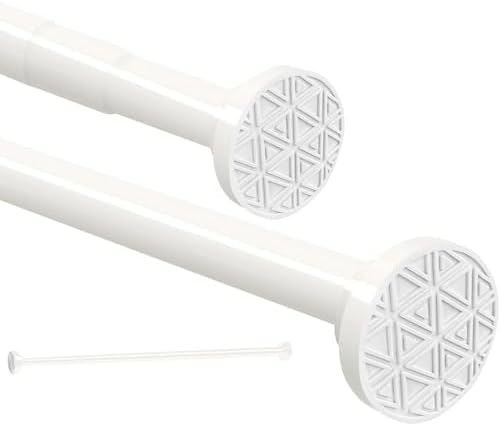 Edelstahl Teleskopstange für Duschvorhänge 120-215cm – Verstellbar ohne Bohren, ideal für Badewanne!