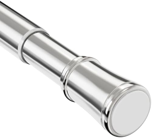 Klemmende Vorhangstange von – Verstellbare Teleskopstange ohne Bohren, ideal für Gardinen, Trennwände und Balkone 65-85