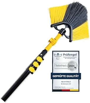 Neustanlo | Teleskopstange FastExtend 4 m | Mit Schnellspannsystem & ergonomischen Griffen | Optimal für Reinigungsarbei
