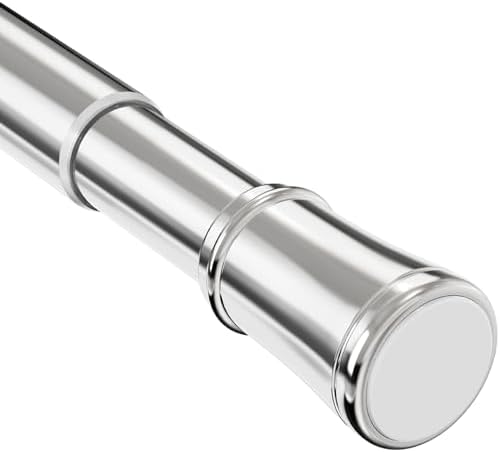 Klemmende Vorhangstange von – Verstellbare Teleskopstange ohne Bohren, ideal für Gardinen, Trennwände und Balkone 65-85