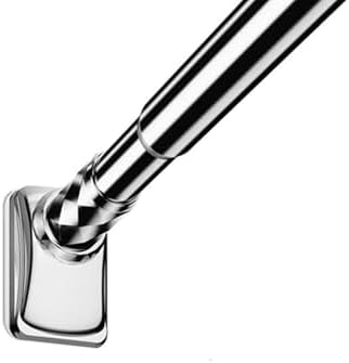 Gardinenstange ohne Bohren 3m-5m - Teleskop-Saugnapf für große Fenster, einfach zu installieren!