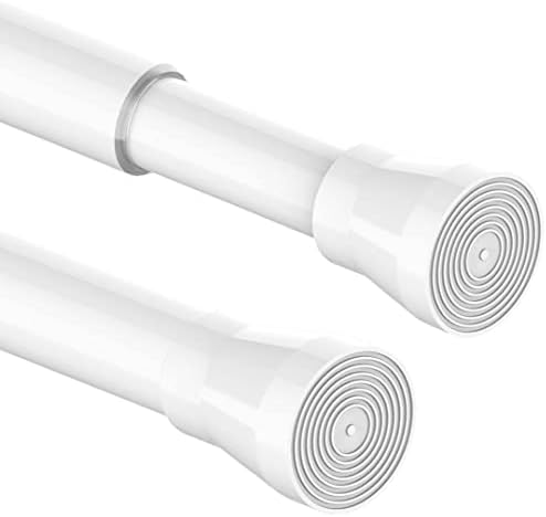 Edelstahl Duschstange ohne Bohren – Einstellbare Teleskopstange für Badezimmer & Balkon, 72-145cm, Schwarz