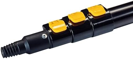 Neustanlo | Teleskopstange FastExtend 4 m | Mit Schnellspannsystem & ergonomischen Griffen | Optimal für Reinigungsarbei