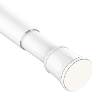 Klemmende Vorhangstange von – Verstellbare Teleskopstange ohne Bohren, ideal für Gardinen, Trennwände und Balkone 65-85