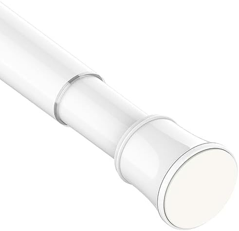 Klemmende Vorhangstange von – Verstellbare Teleskopstange ohne Bohren, ideal für Gardinen, Trennwände und Balkone 65-85