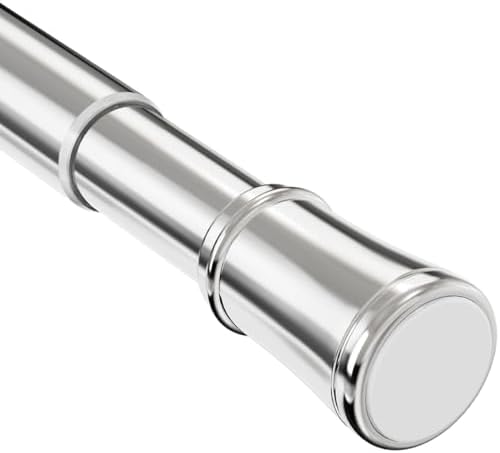 Klemmende Vorhangstange von – Verstellbare Teleskopstange ohne Bohren, ideal für Gardinen, Trennwände und Balkone 65-85