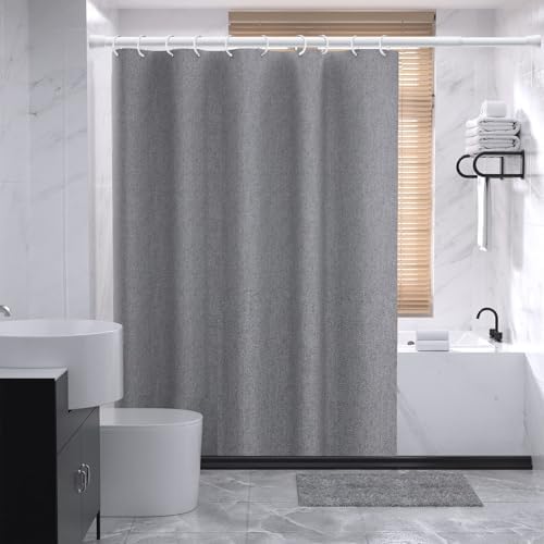 Edelstahl Duschstange ohne Bohren – Einstellbare Teleskopstange für Badezimmer & Balkon, 72-145cm, Schwarz