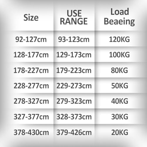 Teleskopstange Schwarz 328-377 cm – No-Drill Vorhangstange für Badezimmer, Schlafzimmer & große Fenster
