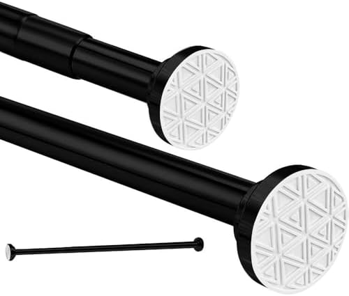 Edelstahl Teleskopstange für Duschvorhänge 120-215cm – Verstellbar ohne Bohren, ideal für Badewanne!