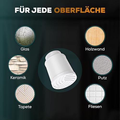 MEISENBERG Teleskopstange zum Klemmen 270-320 cm - Ausziehbare Gardinenstange ohne Bohren für Fenster und Küche in Weiß