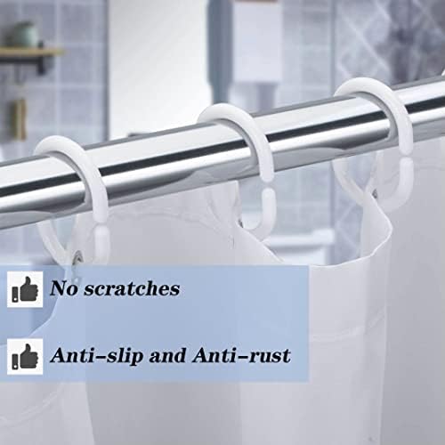 Edelstahl Duschstange ohne Bohren – Einstellbare Teleskopstange für Badezimmer & Balkon, 72-145cm, Schwarz