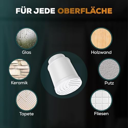 MEISENBERG Teleskopstange zum Klemmen 270-320 cm - Ausziehbare Gardinenstange ohne Bohren für Fenster und Küche in Weiß