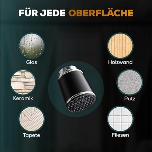 MEISENBERG Klemmstange 320-370cm, Weiß Ø 32mm – Vorhangstange ohne Bohren für Fenster & Dusche