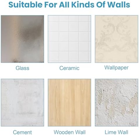 Gardinenstange ohne Bohren 103-190CM, Teleskopvorhangstange für Fenster, Badezimmer & Schrank – Einfache Montage in Weiß