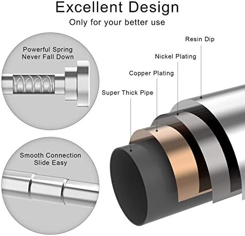 Edelstahl Teleskopstange für Duschvorhänge 120-215cm – Verstellbar ohne Bohren, ideal für Badewanne!