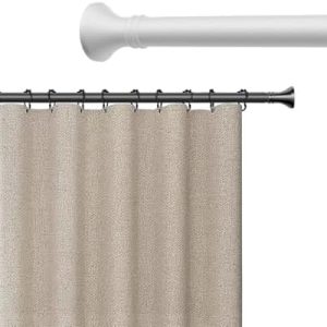 Gardinenstange ohne Bohren 40-500cm – Teleskopstange für Gartenpavillon & Duschvorhang, einfache Montage!