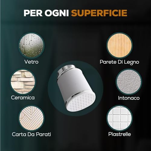 MEISENBERG Klemmstange 320-370cm, Weiß Ø 32mm – Vorhangstange ohne Bohren für Fenster & Dusche