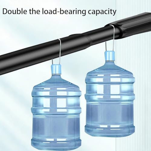 Gardinenstange ohne Bohren von XYZ – Teleskop Vorhangstange 40-55cm, flexibel einsetzbar für Bad & Schrank, Ø33mm