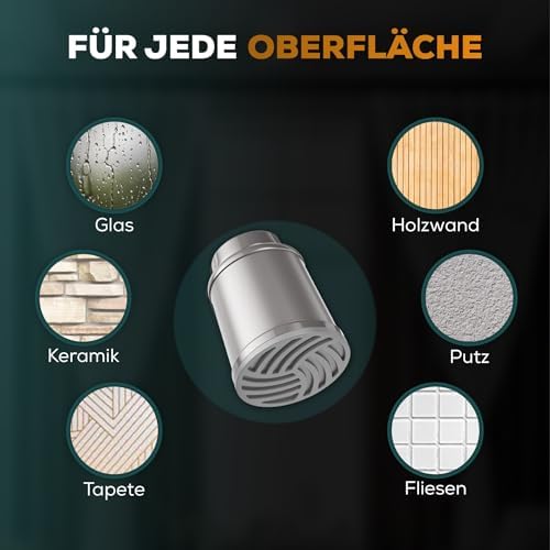 MEISENBERG Teleskopstange zum Klemmen 270-320 cm - Ausziehbare Gardinenstange ohne Bohren für Fenster und Küche in Weiß