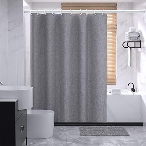 Edelstahl Duschstange ohne Bohren – Einstellbare Teleskopstange für Badezimmer & Balkon, 72-145cm, Schwarz