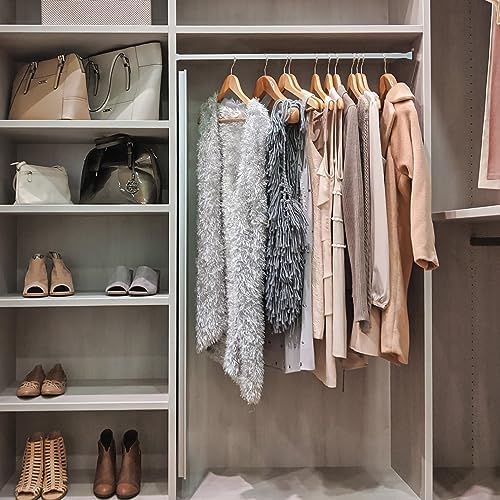 Relaxdays Teleskopstange für Duschvorhang und Gardine – Edelstahl, einfacher Einbau ohne Bohren, anpassbare Längen