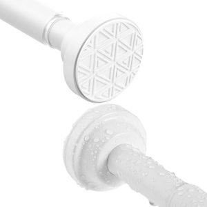 Kongming Teleskop Gardinenstange 48-200cm ohne Bohren – Rutschfest und vielseitig für Fenster, Türen, Badezimmer!